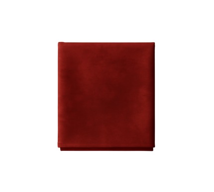 Toalha de mesa em veludo vermelho com estampado natalício | 160 x 270 cm