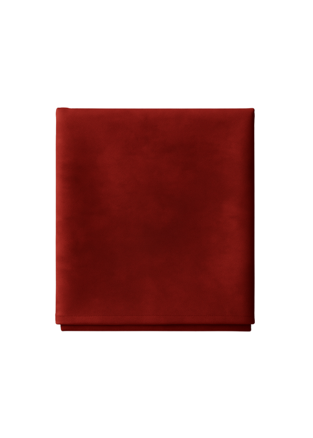 Mantel terciopelo rojo navideño