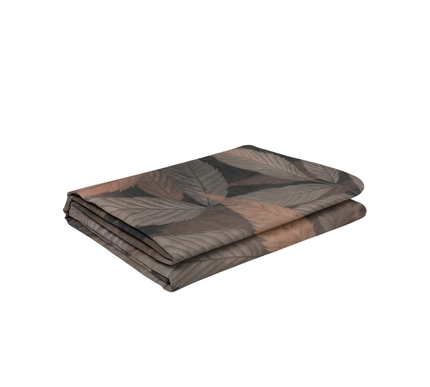 Mantel terciopelo velvet; hojas otoñales