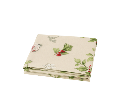 Mantel navideño Flor de Pascua con brillo