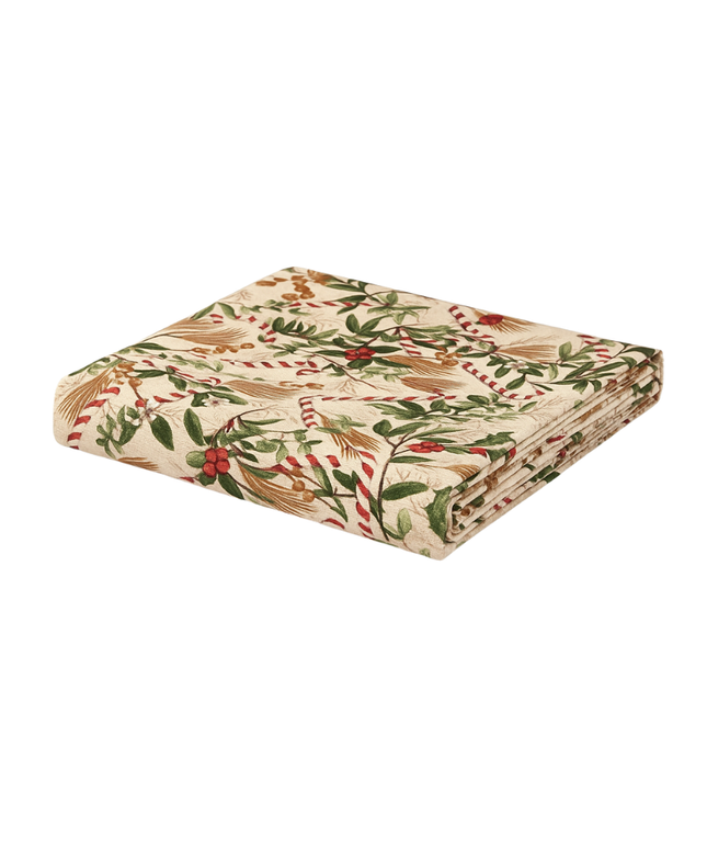 Mantel navideño con brillo