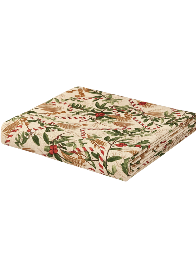 Mantel navideño con brillo