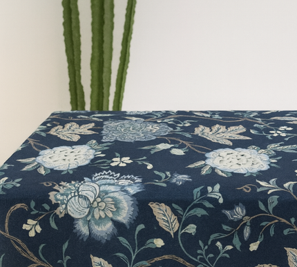 Mantel floral Toile azul de Provenza