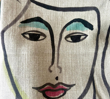 TOALHA DE MESA COM RETRATOS PICASIANOS | 135 x 340 cm; 135 x 450 cm