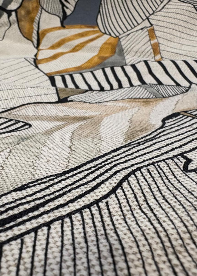 Mantel Aires Turcos; Multi tono crudo