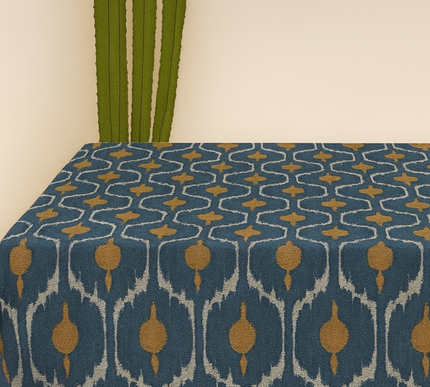 Mantel Mosaico Indigo azul/naranja