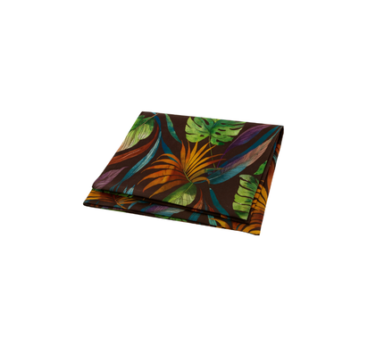 Mantel terciopelo hojas del Amazonas