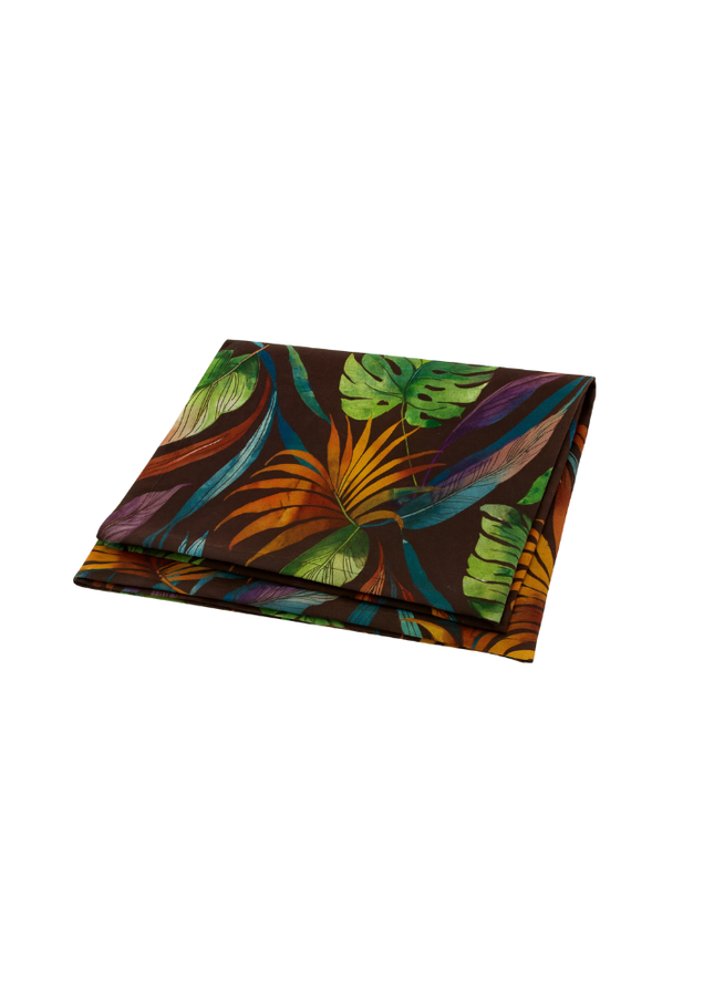 Mantel terciopelo hojas del Amazonas