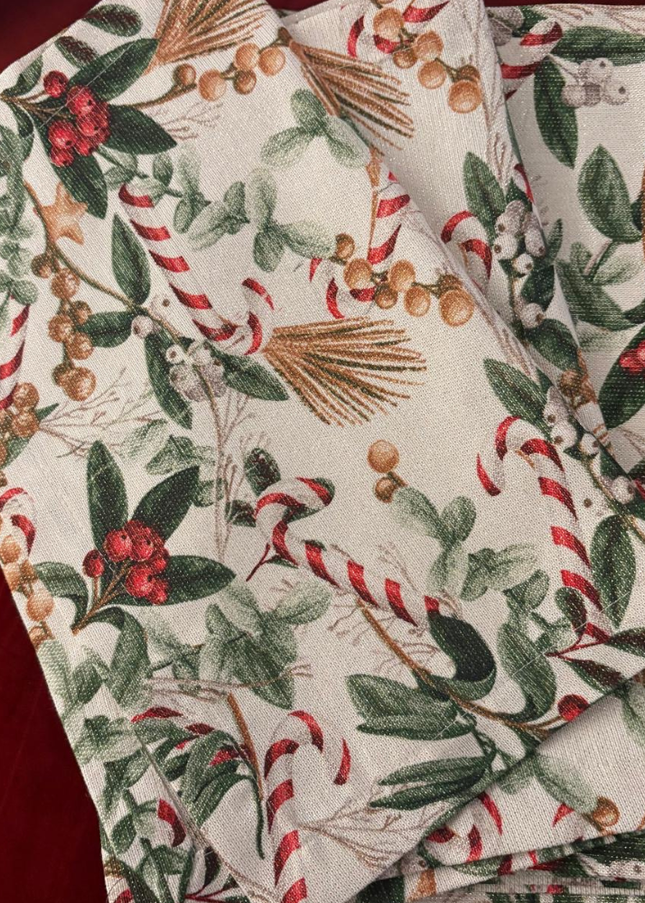 (Pack x 8) Individual navideño con brillo