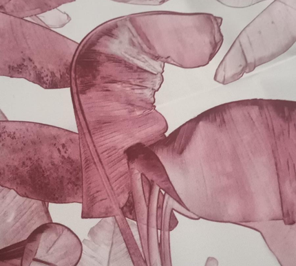 TOALHA DE MESA COM ESTAMPA DE BANANA EM VERDE CLOROFILO.