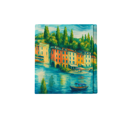 STRIPE BLUE and Off-White Printed Tablecloth