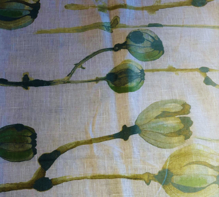 Mantel Lino Tulipanes