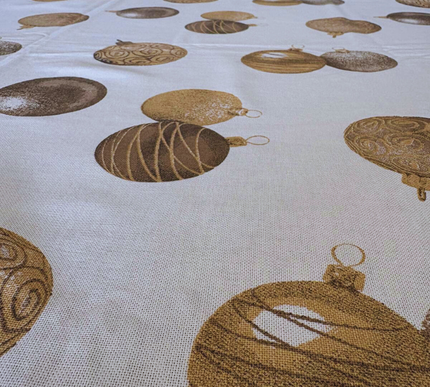 Mantel Bolas de Navidad