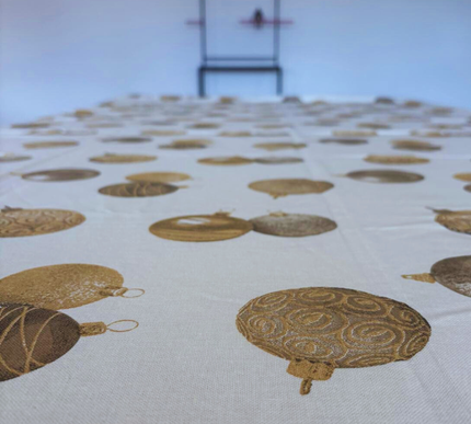 Mantel Bolas de Navidad