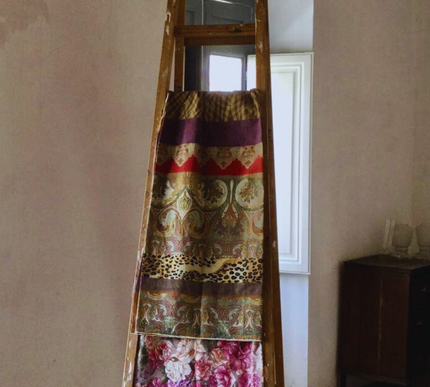 Mantel Scaldozo Etro Flor Rosa