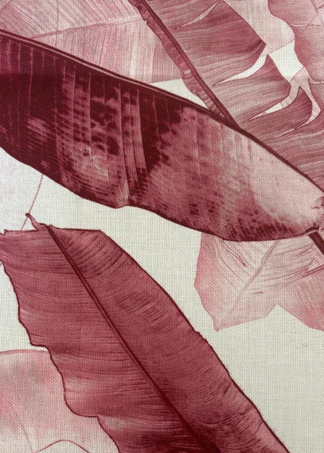 CHLOROPHYLL GREEN BANANA PRINT TABLECLOTH.