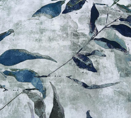 Mantel bosque de hojas de eucalipto