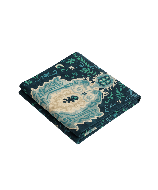 Mantel Damasco de Zafiro