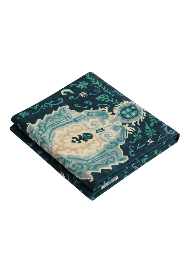 Mantel Damasco de Zafiro