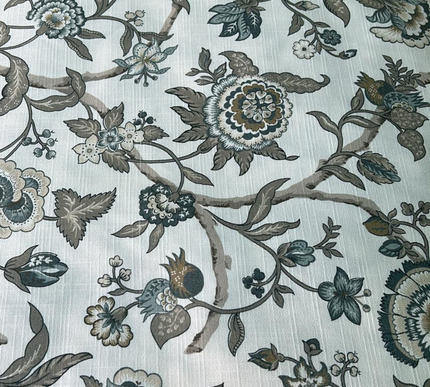 TOALHA DE MESA VINTAGE COM ESTAMPA FLOR DE DAMASCO