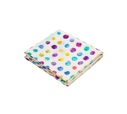 TOALHA DE MESA ESTAMPADA COM GOTAS DE ALEGRIA