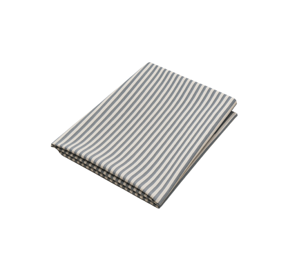 Mantel Stripe blue y crudo