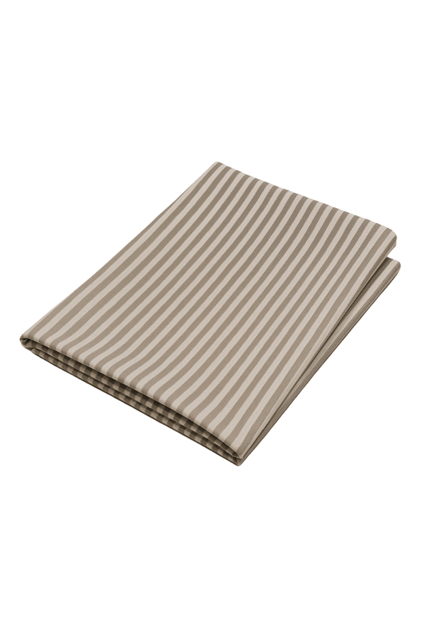 Mantel Stripe beige y crudo