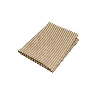 Mantel Stripe camel y crudo