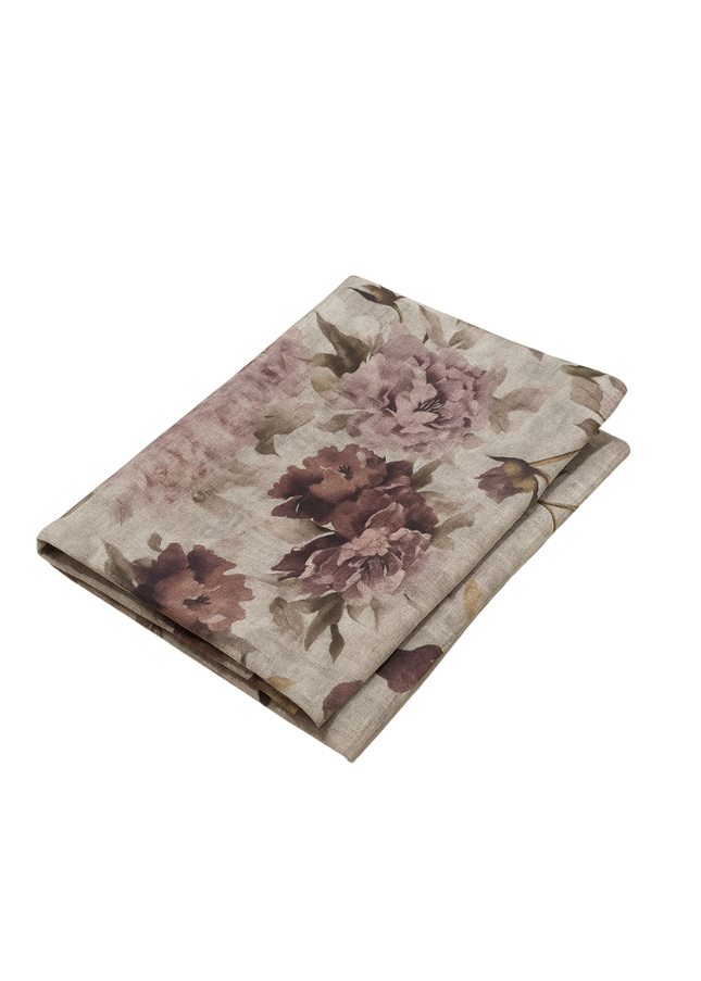 Mantel Romance de Peonias