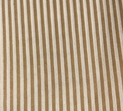 Mantel Stripe camel y crudo